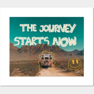 Wanderlust Wheels: The Journey Starts Now Posters and Art